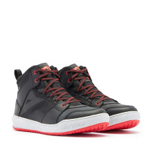 (EU 46) Dainese Suburb D-WP Shoes Black / White / Lava Red