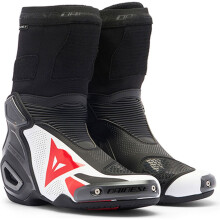 (EU 43) Dainese Axial 2 Air Boots Black / White / Lava Red