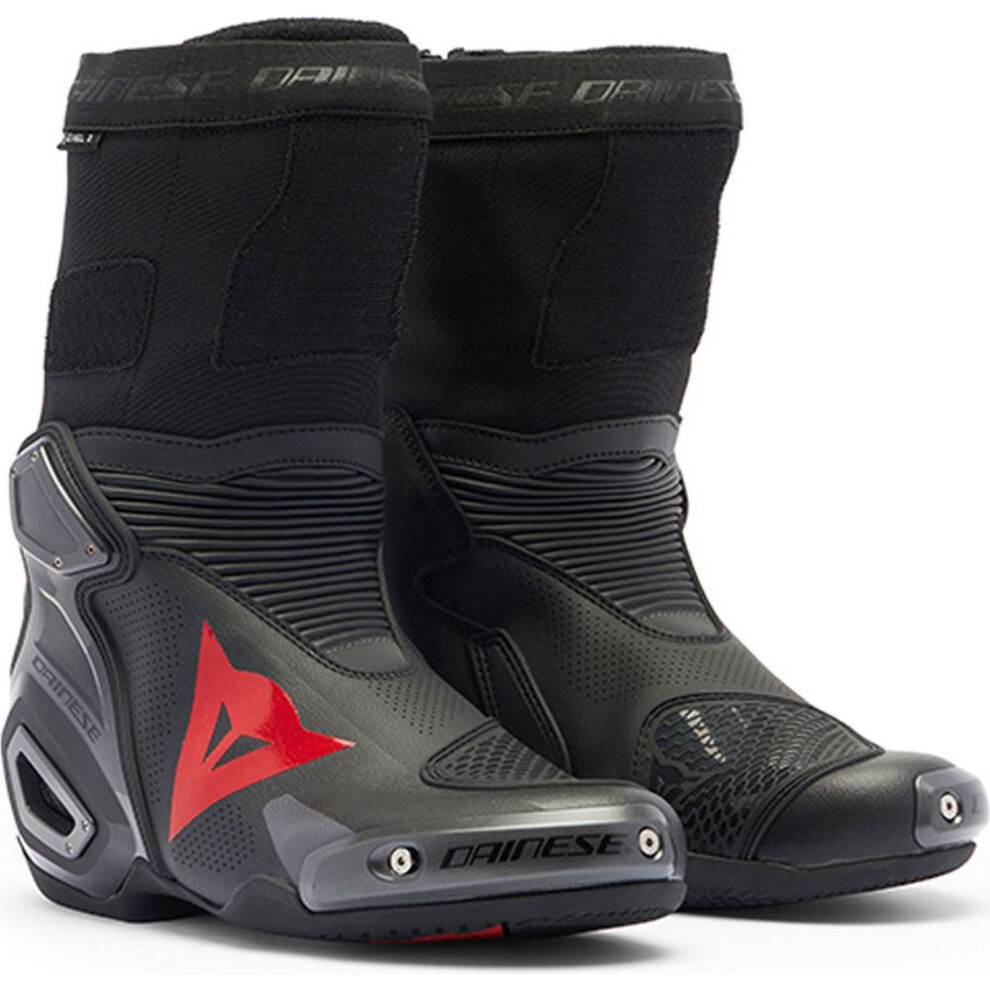 (Eu 43) Dainese Axial 2 Air Boots Black / Black / Fluo Red Black,Red 8051019739759