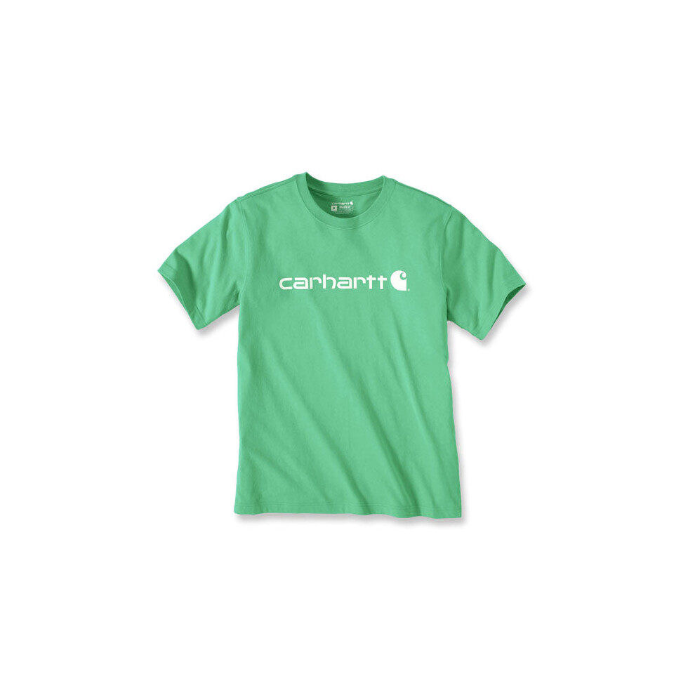 (M) Carhartt Core Logo T-Shirt Malachite