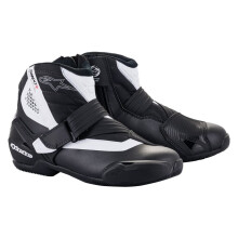 (48) Alpinestars SMX-1 R V2 Short Boots Black / White