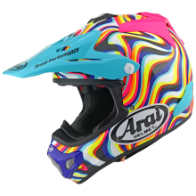 (L) Arai MX-V Evo Stream Motocross Helmet Pink