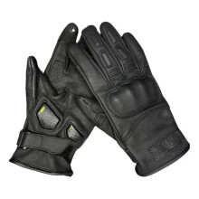 (S) MotoGirl Bessie Ladies Leather Gloves Black