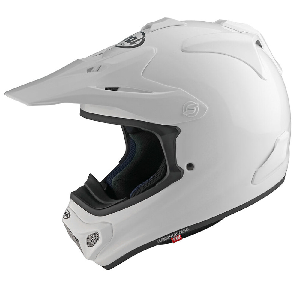 (M) Arai Mx-V Evo Plain Motocross Helmet White 4530935641024