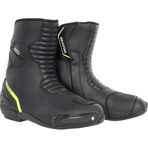 (EU 43) Oxford Code 1.0 Mid Dry2Dry Boots Black / Fluo Yellow
