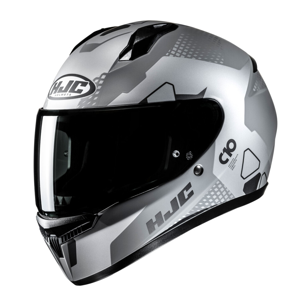 (L) Hjc C10 Aspa Full Face Helmet Mc5sf Black 8804269017678