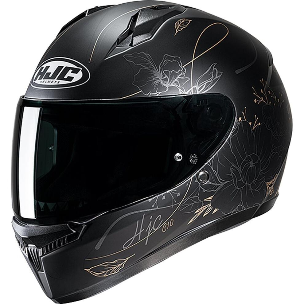 (Xs) Hjc C10 Epic Full Face Helmet Mc9sf Gold 8804269384442