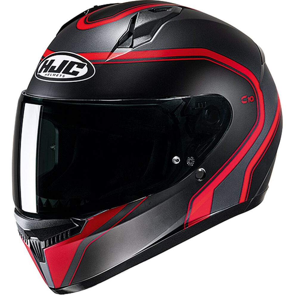 (L) Hjc C10 Elie Full Face Helmet Mc1sf Red 8804269380871