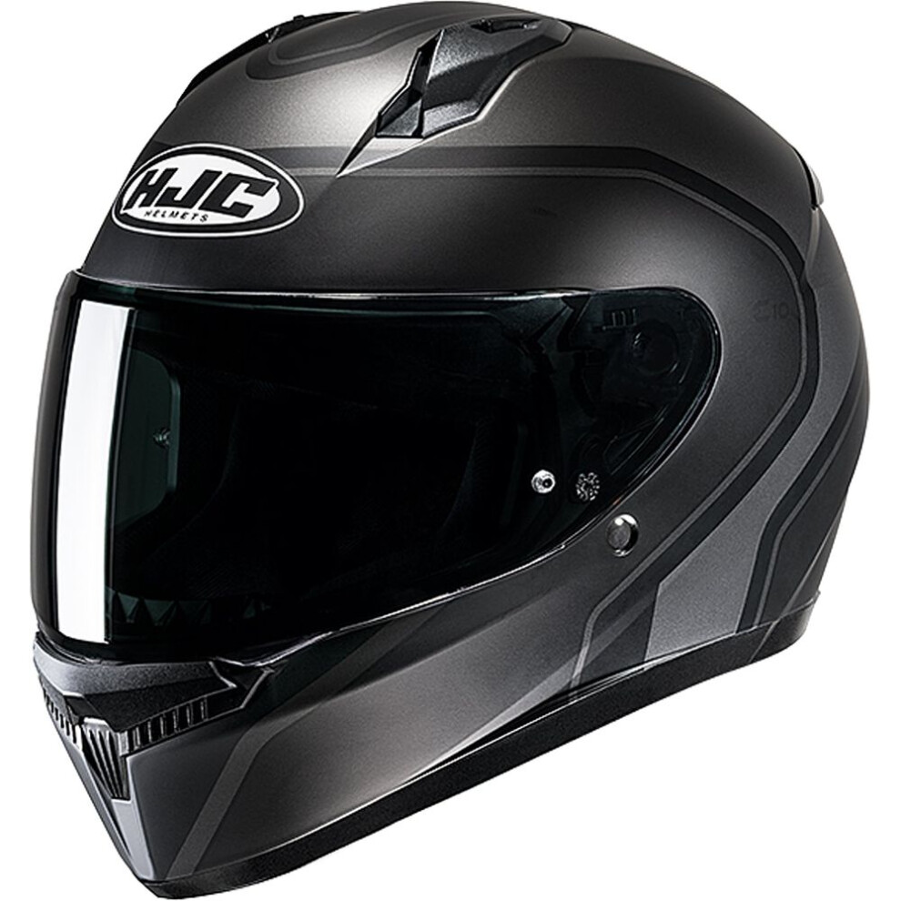 (Xxl) Hjc C10 Elie Full Face Helmet Mc5sf Black 8804269381618