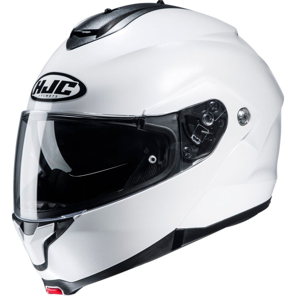 (Xxl) Hjc C91n Flip-Up Helmet Pearl White 8804269480694