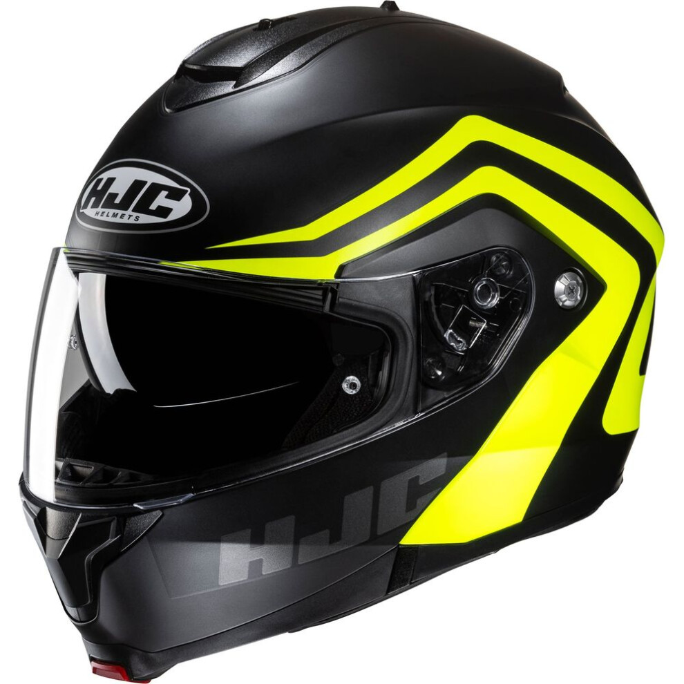 (Xxl) Hjc C91n Nepos Flip-Up Helmet Mc3hsf Yellow 8804269452622
