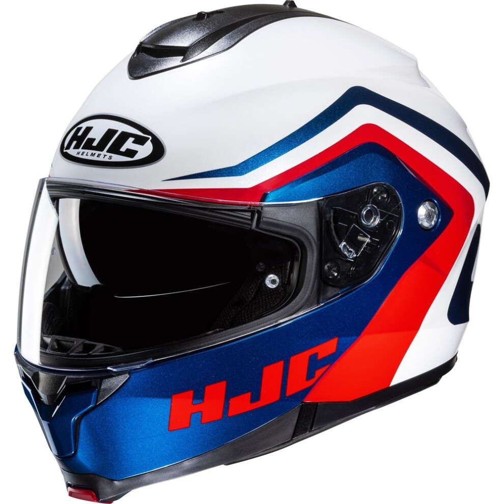 (Xl) Hjc C91n Nepos Flip-Up Helmet Mc21 White / Blue / Red Blue,White,Red 8804269452561