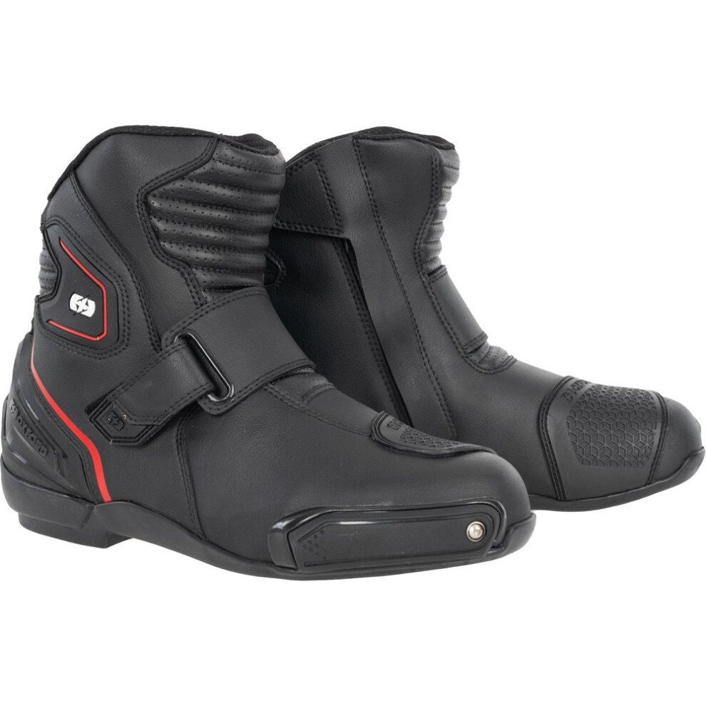 (EU 46) Oxford Omega Air Short Boots Black / White / Red-image-OPC-PFTDQ5Q-NEW