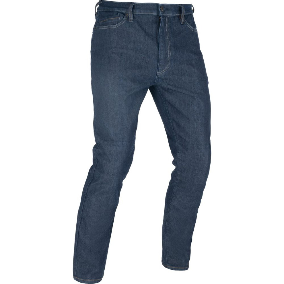 (36 (Short Leg)) Oxford Original Approved AA Straight Fit Jeans Indigo-image-OPC-PFTDRRF-NEW
