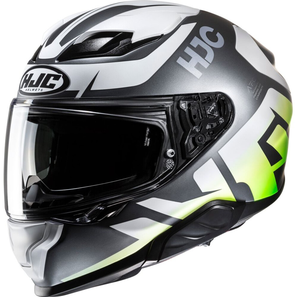 (Xs) Hjc F71 Bard Full Face Helmet Mc4hsf Green 8804269468173