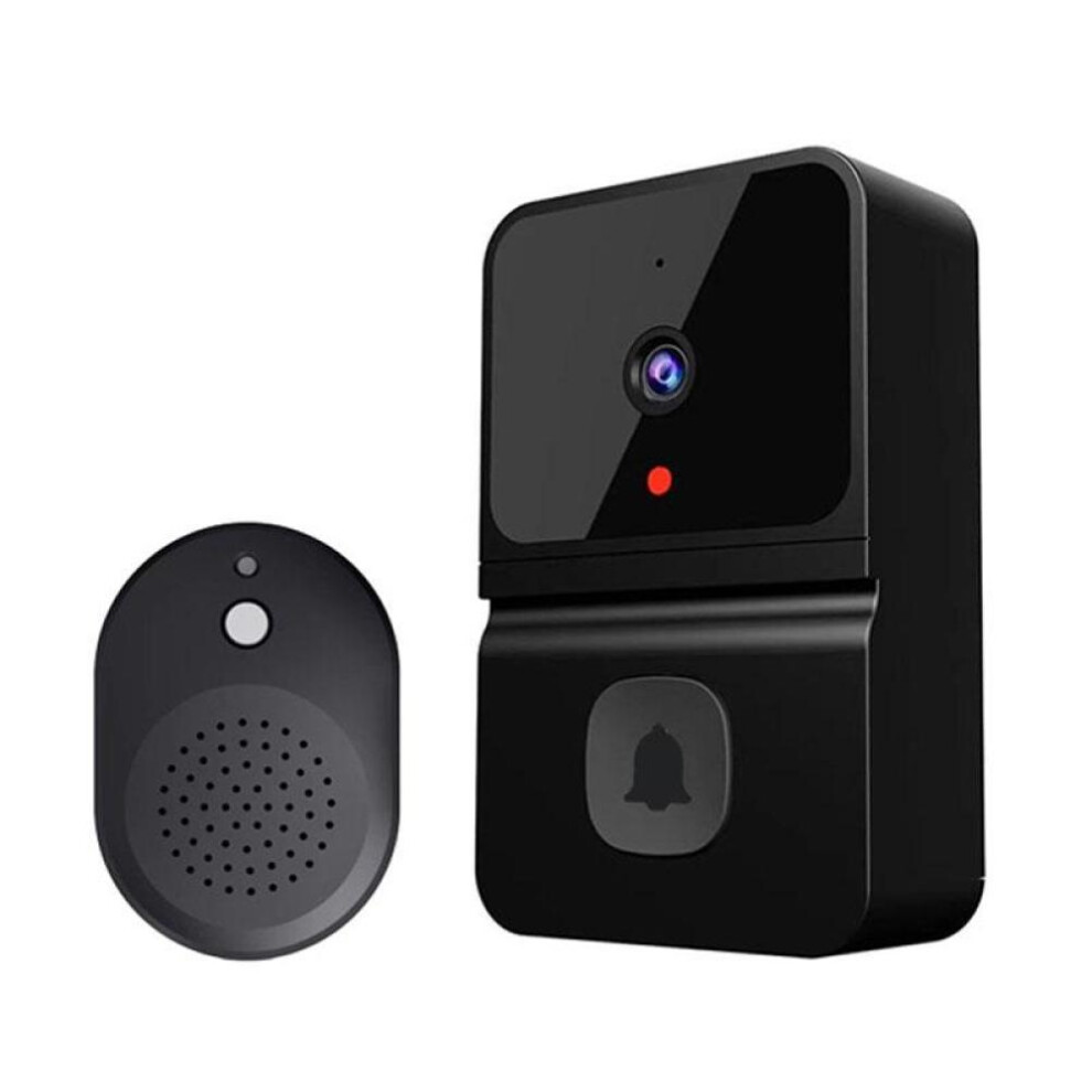 (black) Two-way Wireless Security Doorbell Wireless Intercom Doorbell Home Security Wifi Smart Video Call Door Bell With Camera