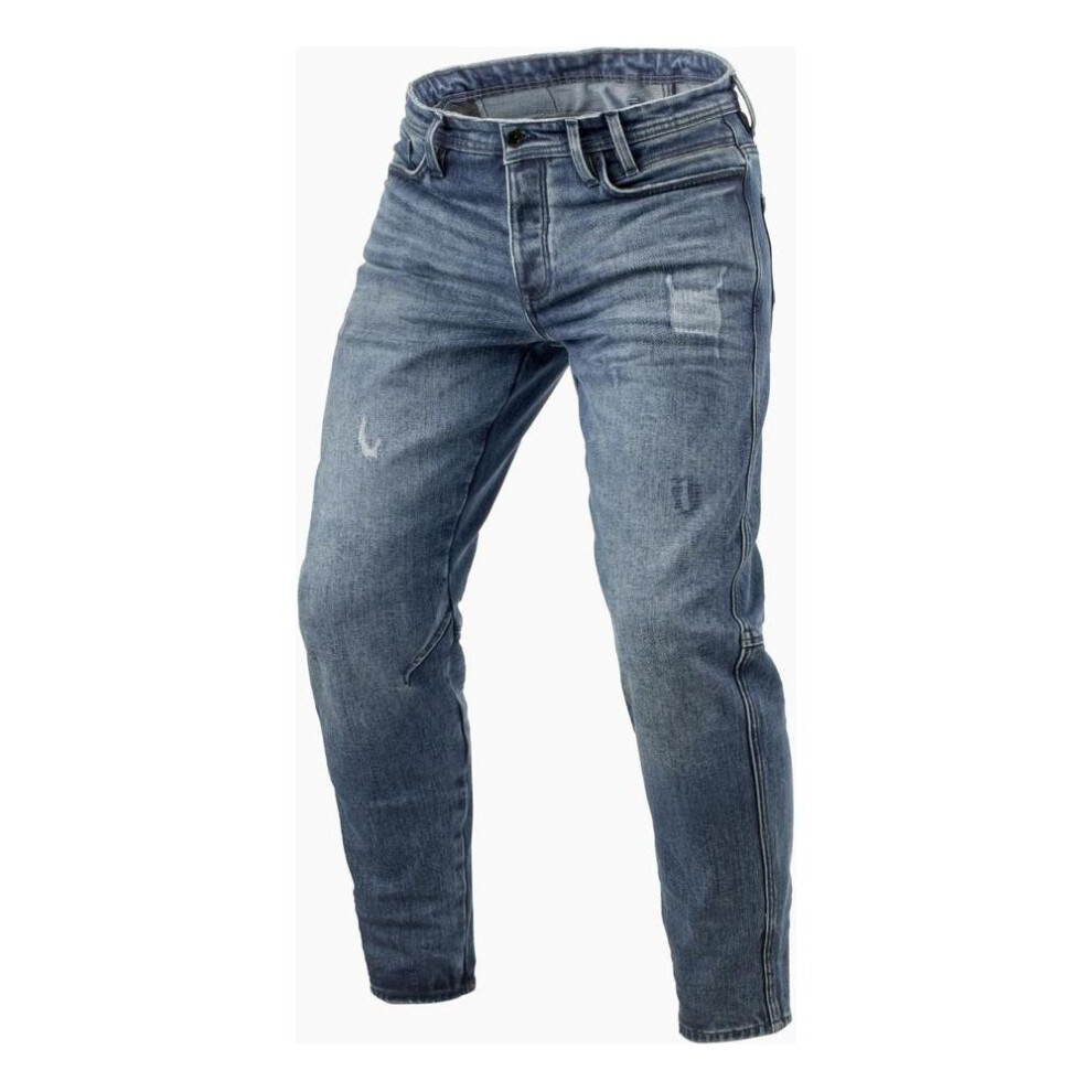 (31 (Short Leg)) Revit Rilan Tapered Fit Denim Jeans Medium Blue Vintage-image-OPC-PFTF2QY-NEW