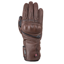 (L) Oxford Hamilton Waterproof Leather Gloves Brown