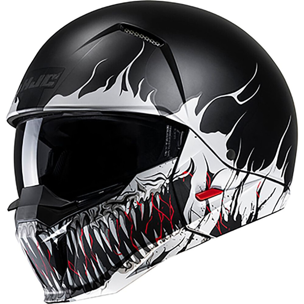 (L) Hjc I20 Scraw Open Face Helmet Mc5sf Black 8804269378434