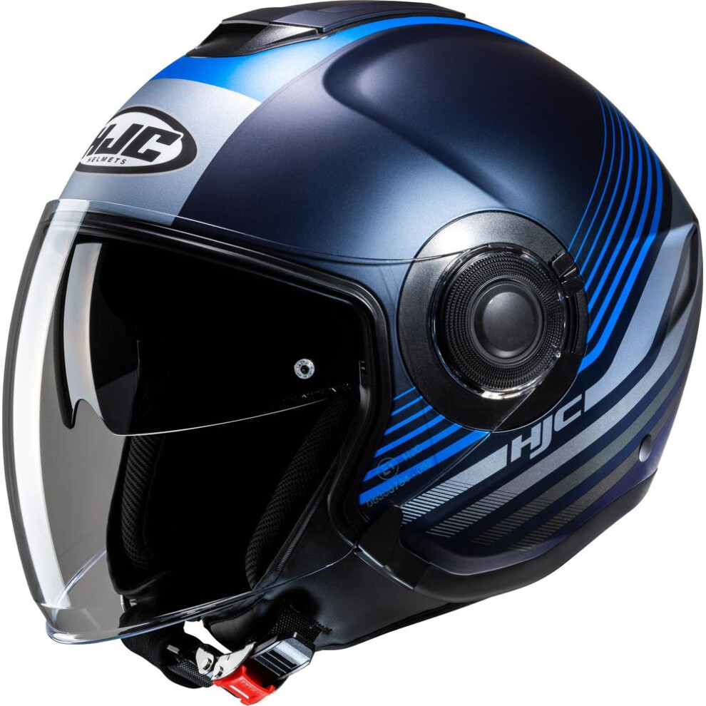(M) Hjc I40n Dova Open Face Helmet Mc2sf Blue 8804269460610