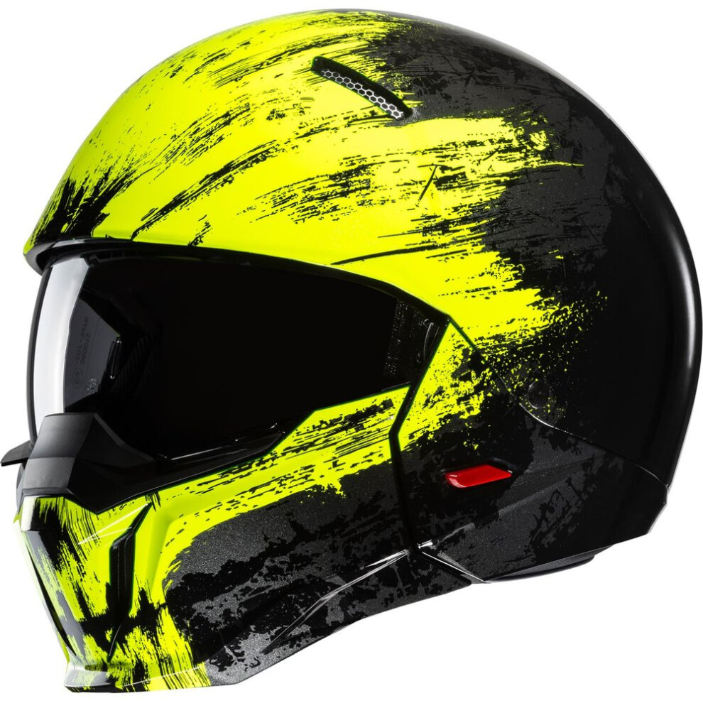 (Xl) Hjc I20 Furia Open Face Helmet Mc3h Yellow 8804269472644