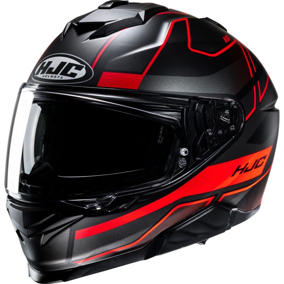 (M) Hjc I71 Iorix Full Face Helmet Mc1sf Red 8804269453391
