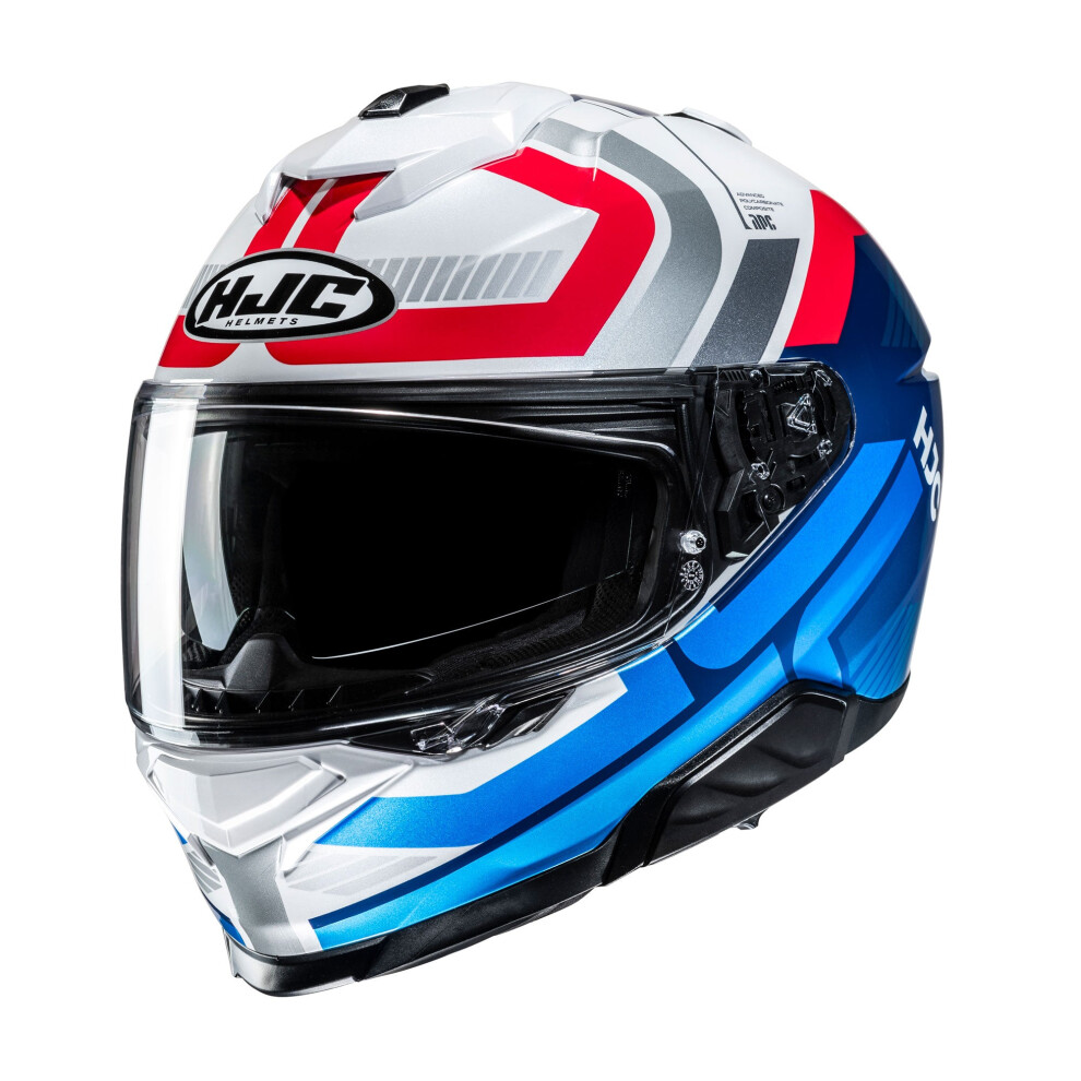 (L) Hjc I71 Viz Full Face Helmet Mc21 White / Red / Blue Blue,White,Red 8804269021972
