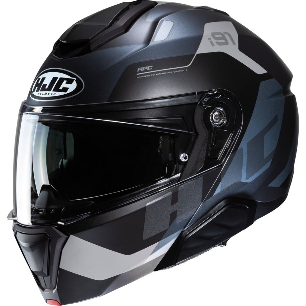 (L) Hjc I91 Carst Flip-Up Helmet Mc5sf Black 8804269471012
