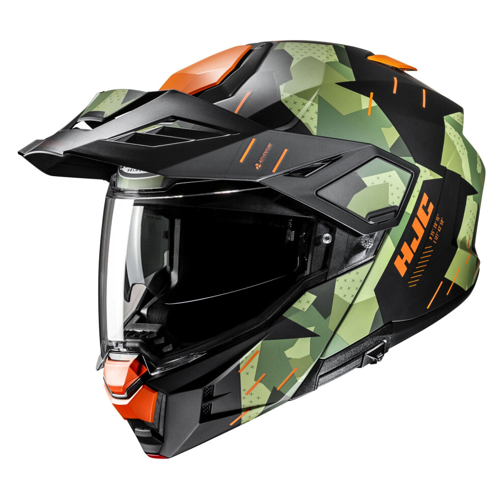 (S) Hjc I80 Roki Adventure Helmet Mc47sf Orange / Black Orange,Black 8804269007525