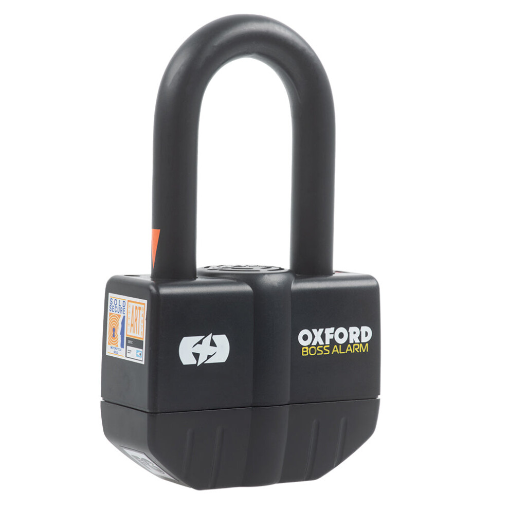 (12Mm X 1.2M) Oxford Boss Alarm 16Mm Chain Lock Black 5030009149191