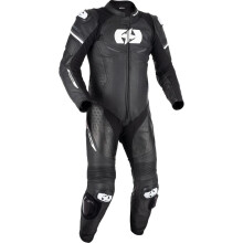 (4XL) Oxford Nexus 1.0 One Piece Leather Suit Black / White