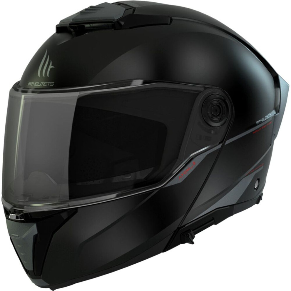 (Xl) Mt Atom 2 Solid Flip-Up Helmet Matt Black 8434639175334