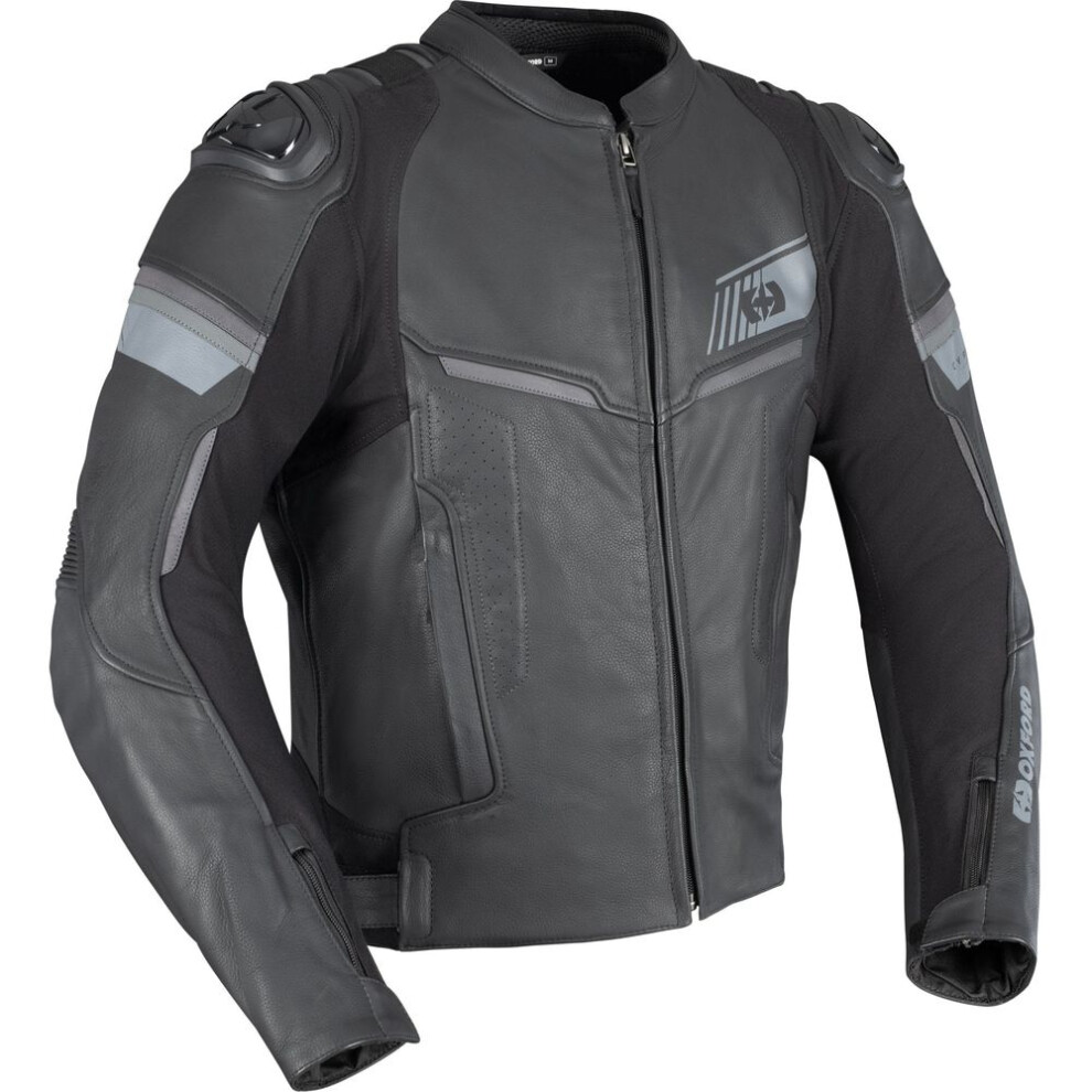 (S) Oxford Cypher 1.0 Leather Jacket Stealth Black 5030009426001