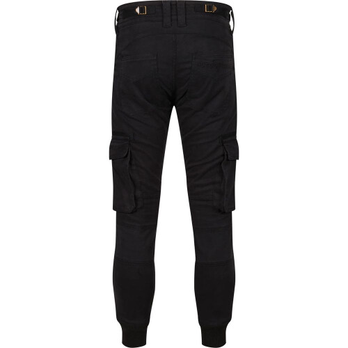 (UK 32) MotoBull Ryan Cargo Trouser Black 2