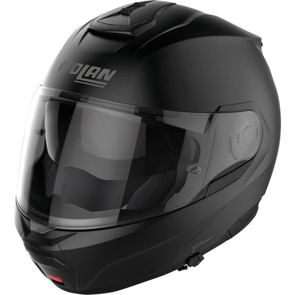 (L) Nolan N100-6 Classic N-Com Modular Flip-Up Helmet Flat Black-image-OPC-PFTFDHJ-NEW