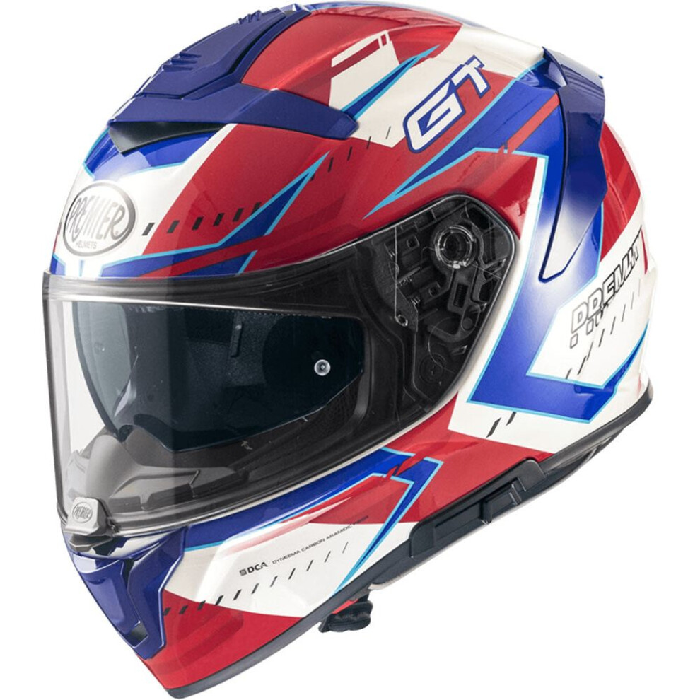 (M) Premier Devil EV 13 Full Face Helmet Blue / Red / White