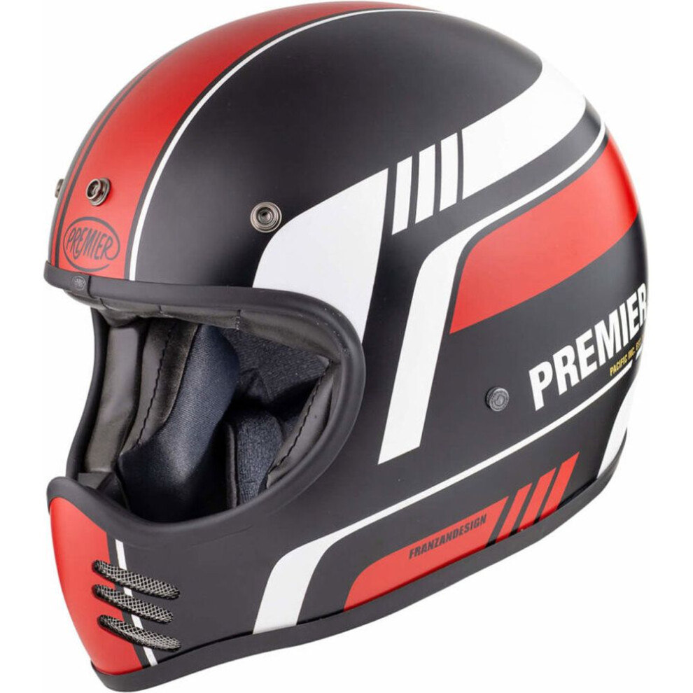 (XL) Premier MX BL 92 Full Face Helmet Black / Red