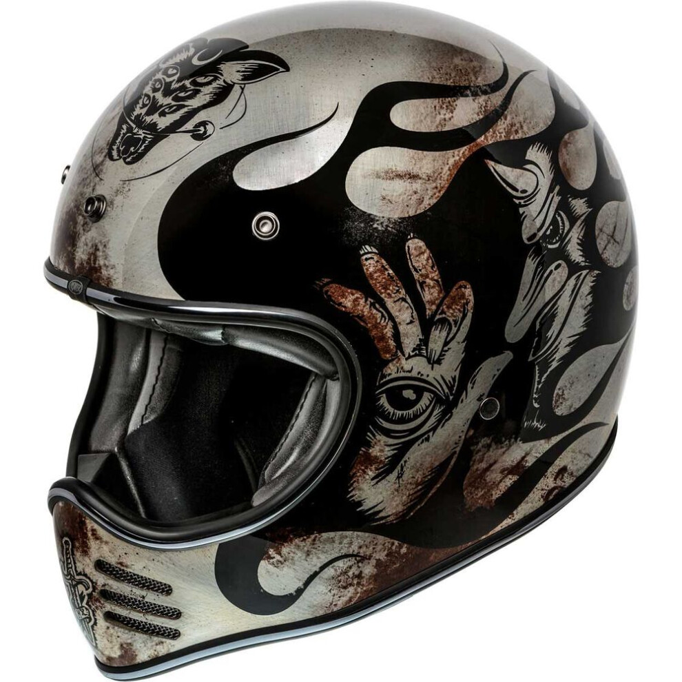 (XL) Premier MX BD Full Face Helmet Titanium