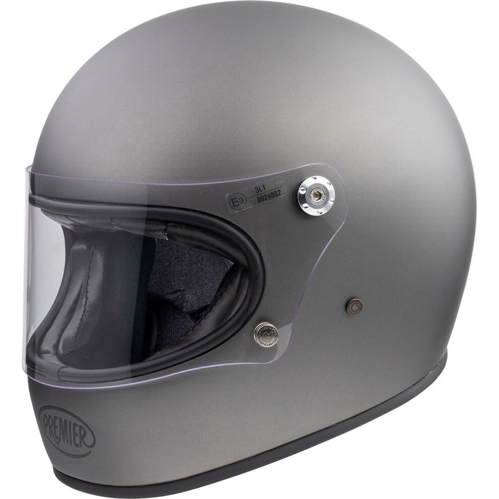 (XL) Premier Trophy U17 Full Face Helmet Gunmetal