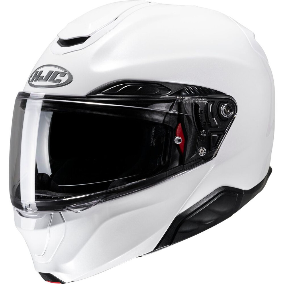 (L) Hjc Rpha 91 Flip-Up Helmet Pearl White 8804269389584