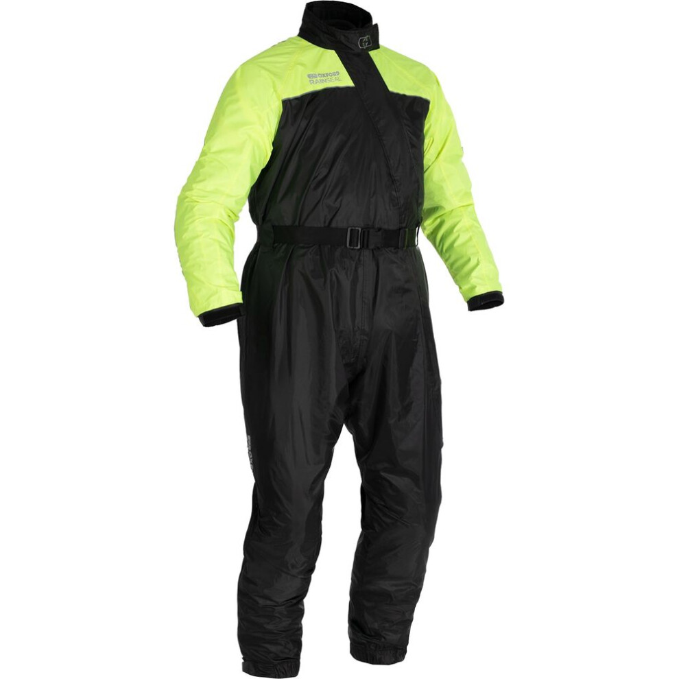 (5Xl) Oxford Rainseal Oversuit Black / Fluo Yellow Black,Yellow 5030009413735