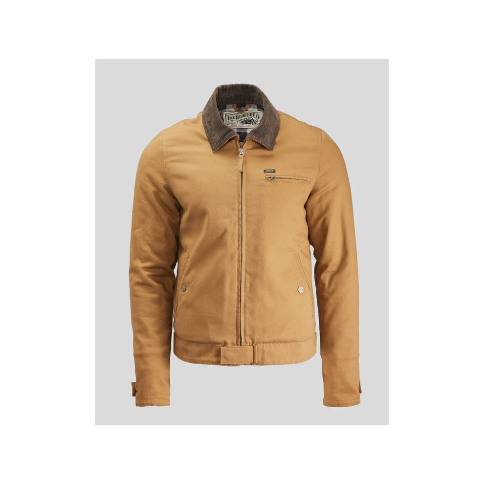 Rokker Men's Brown Canvas Motorcycle Textile Jacket - Image 2