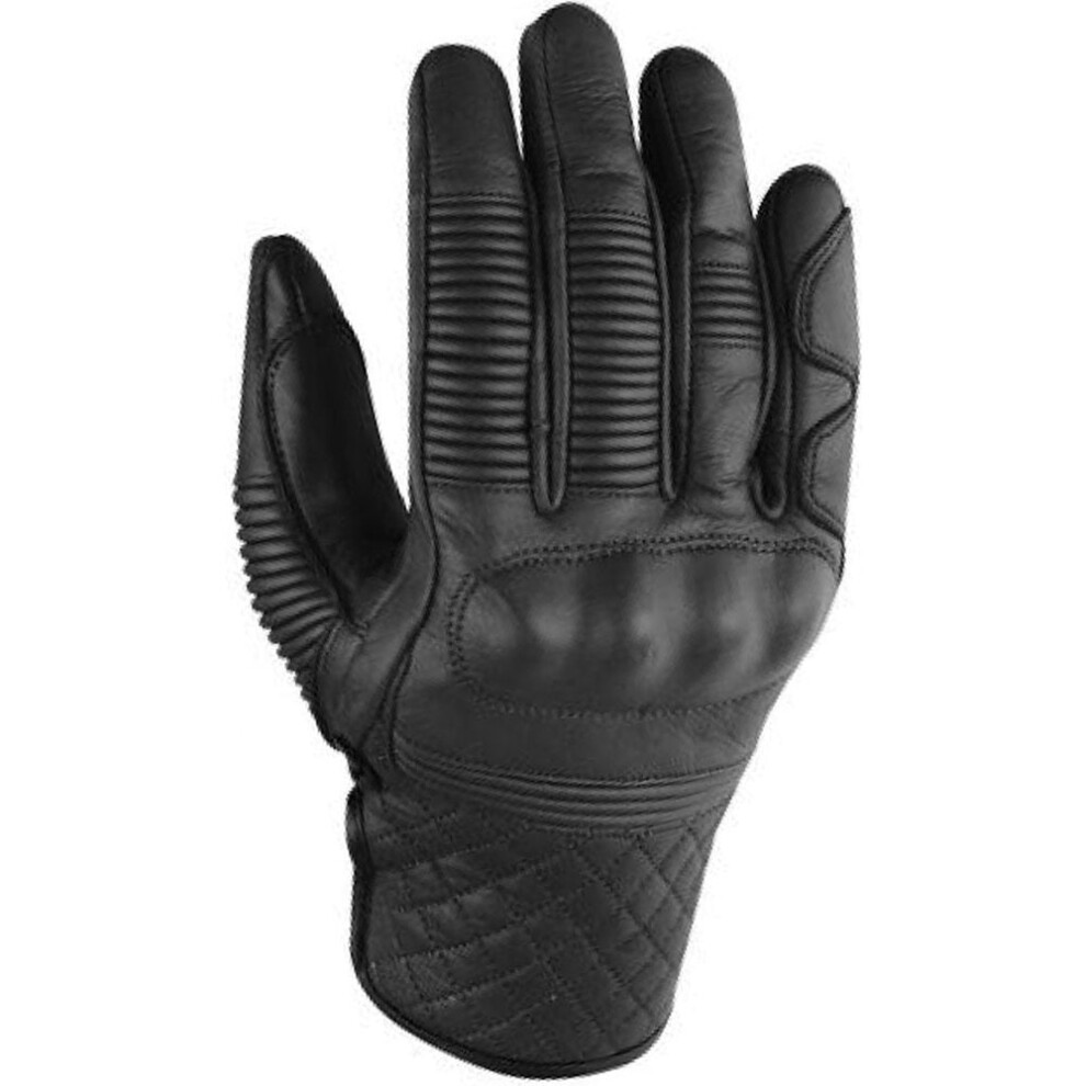 Rokker Men's Black Tucson Motorcycle Gloves - Image 3