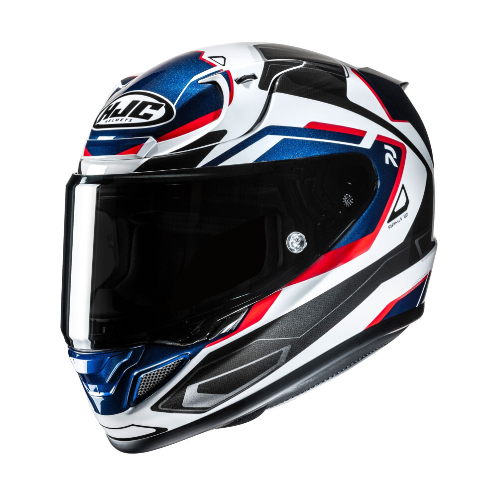 Hjc Blue,White,Red (Xl) Rpha 12 Brels Full Face Helmet Mc21 White / Red / Blue