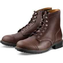 (EU 39) Rokker Moto Ranger Ladies Leather Boots Brown
