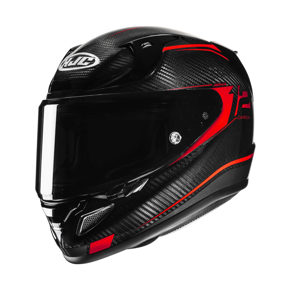 Hjc Red (Xxl) Rpha 12 Carbon Keres Full Face Helmet Mc1