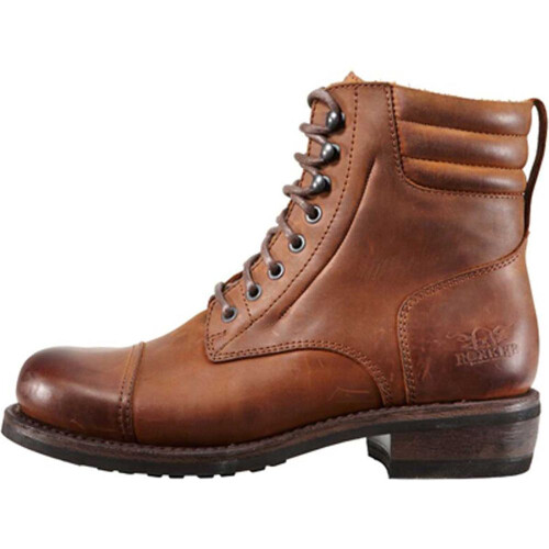 (EU 40) Rokker Urban Racer Leather Boots Brown