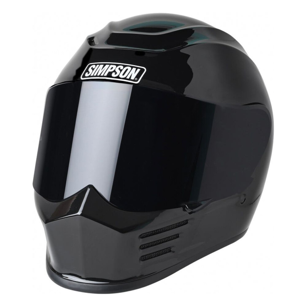 (S) Simpson Speed Solid ECE 22.06 Full Face Helmet Black-image-OPC-PFTFM69-NEW