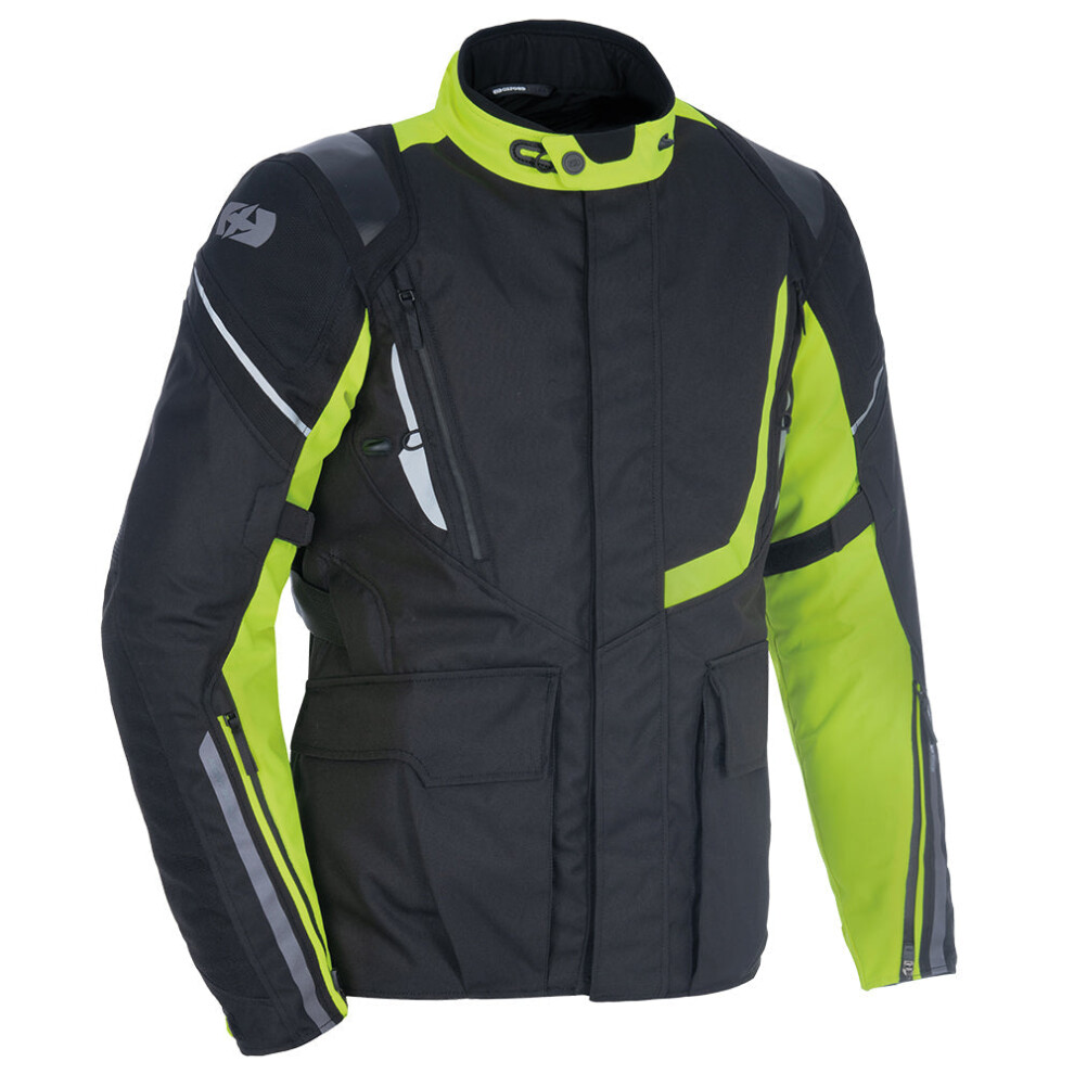(M) Oxford Montreal 4.0 Dry2dry Textile Jacket Black / Fluo Yellow Black,Yellow 5030009363832