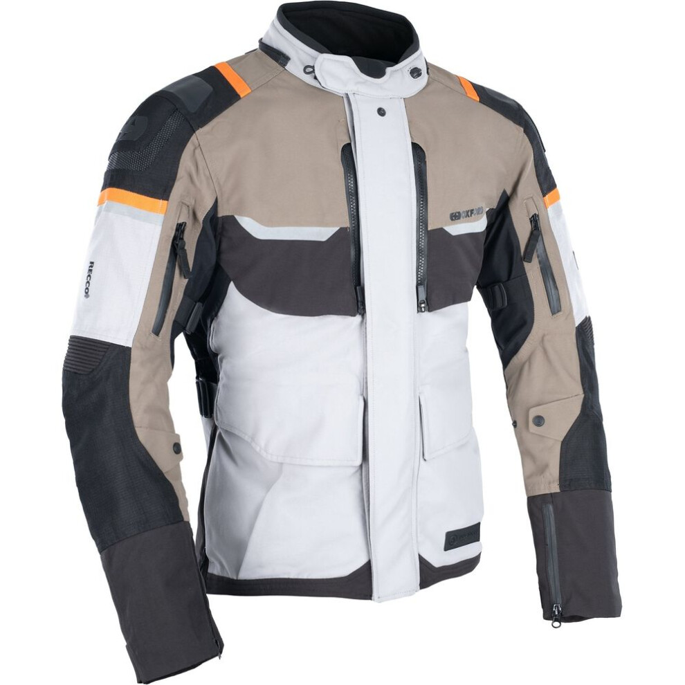 (XXL) Oxford Stormland Dry2Dry Textile Jacket Desert / Black / Orange-image-OPC-PFTFMQM-NEW